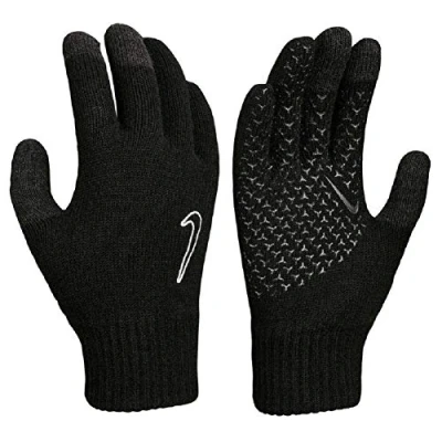 Image of Nike Knitted Tech and Grip Gloves Black One Size