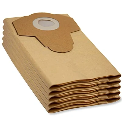 Image of Parkside Original Vacuum Cleaner Bags Pack of 5 for LIDL Wet/Dry PNTS 1250, 1250/9, 1300 A1, B2, C3, D3, E4, F5, PWD 12 A1