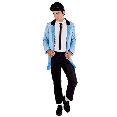 Image of Fun Shack Teddy Boy Suits 1950s for Men, Fancy Dress, Dress Suit X Large