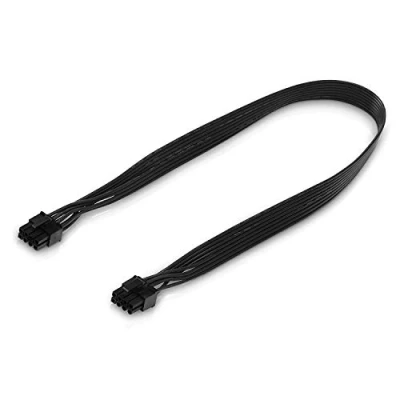 Image of adaptare Power Supply Adapter Cable 15 Pin SATA Connector to 4 IDE and black