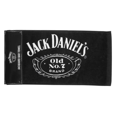 Image of Jack Daniel&#039;s Licensed Barware Cartouche Bar Towel