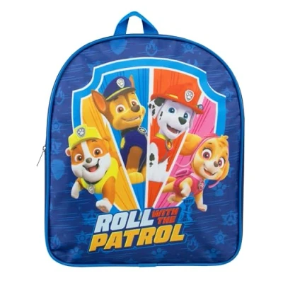 Image of Paw Patrol Backpack Toddler Chase And Marshall Nursery Preschool Backpacks One Size Blue