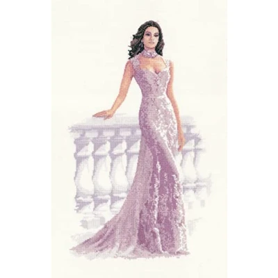 Image of Heritage Crafts Cross Stitch Kit Francesca Aida