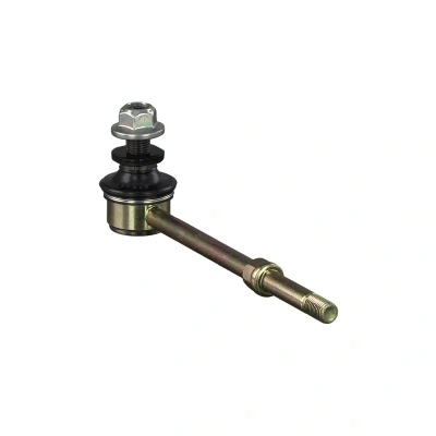 Image of 488200K010, 488200K020 Anti roll bar link FEBI BILSTEIN 42973 Front Axle Left, Right 185mm M12 x 1,25 with lock nuts Steel silver