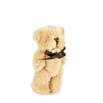 Image of Melody Jane Dolls House Large Furry Teddy Bear Cuddly Toy Miniature Nursery Shop Accessory