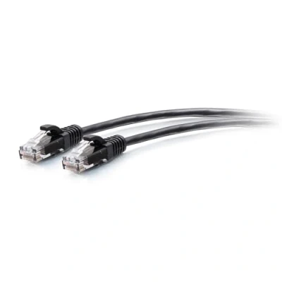 Image of C2G 4.5M (15Foot) CAT6A Extra Flexible Slim Ethernet Cable, Ideal for use with Router, Modem, Internet,Wifi boxes, Xbox, PS5, Smart TV, SKY Q, IP Camera. Delivering Ultra Fast Internet Speeds. BLACK