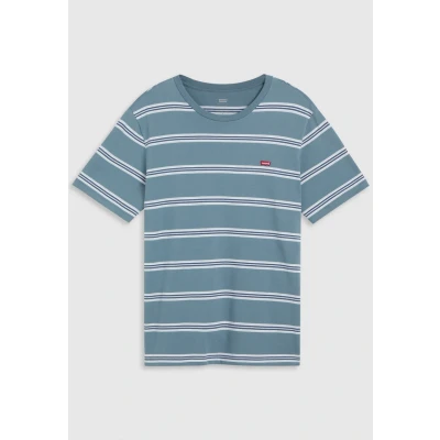 Image of Levi&#039;s Original TEE Basic Tshirt, Men&#039;s, Size: XS, Blue