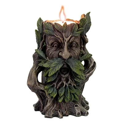 Image of Nemesis Now Wildwood Tealight Holder 18cm Brown