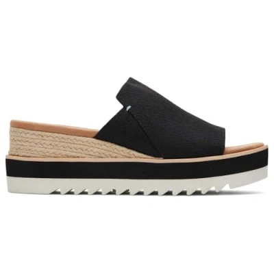 Image of TOMS Diana MULE NEW Heeled mules, Women&#039;s, Size: 5, Black Textile