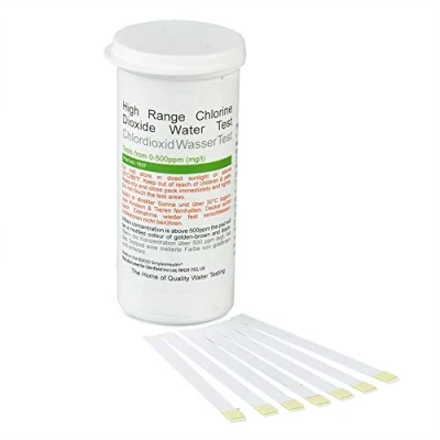 Image of SimplexHealth Chlorine Dioxide 0 500ppm (50 Test Strips)