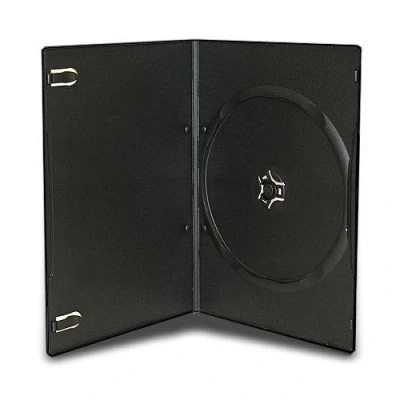 Image of 50 X Single Black 7mm Spine DVD/CD/BLU RAY Case
