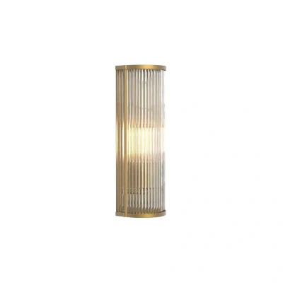 Image of Avignon Round 375 Antique Brass Wall Light Astro