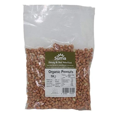 Image of Suma Bagged Down Organic Peanuts 1 kg