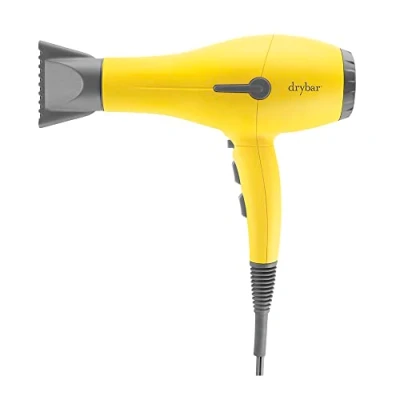 Image of Drybar Buttercup blow dryer range Ionic Technology dryer, travel diffuser Great for all hair types