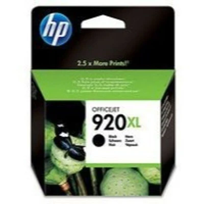 Image of HP 920XL Black High Yield Ink Cartridge 32ml for OfficeJet 6000/6500/7000/7500 CD975AE