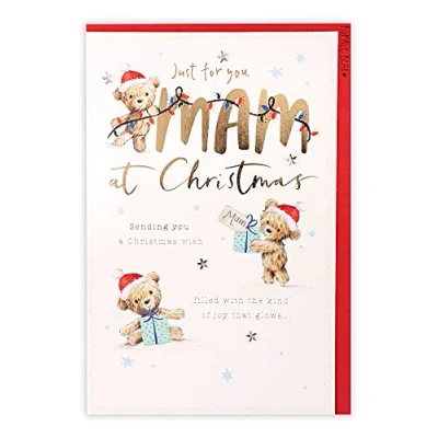 Image of Clintons: Mam Bumble Bear Storyboard Christmas Card, Multi Colour, 155 x 235, 1181301