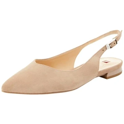 Image of HÖGL Women&#039;s Mona Ballet Flat, Light Taupe, 4 UK