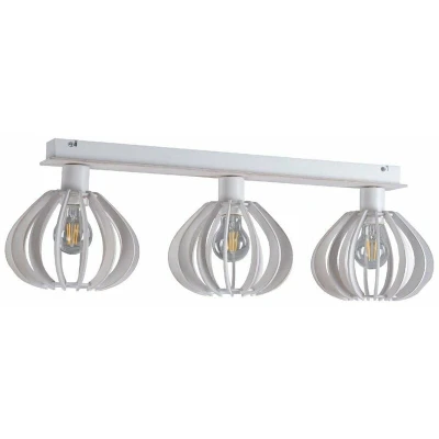 Image of Nicoleta Ceiling Spotlight Bar White, 62cm, 3x E27