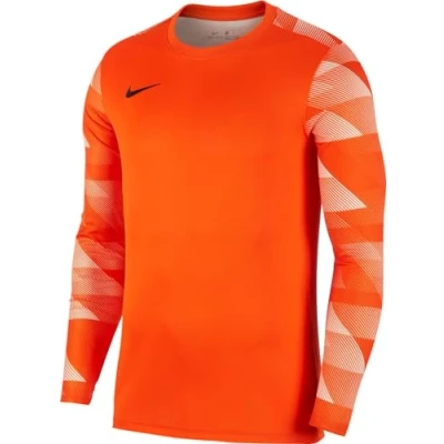 Image of NIKE CJ6066 819 Dri FIT Park 4 Goalkeeper JBY Sweatshirt Men&#039;s SAFETY ORANGE/WHITE/BLACK Size S