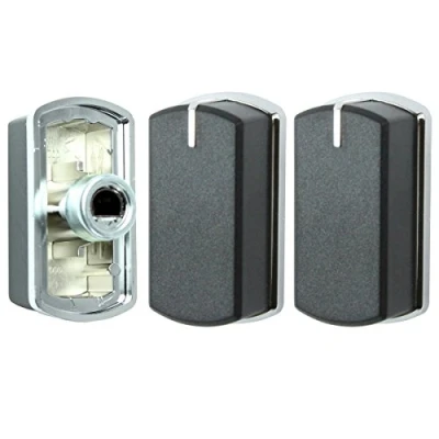 Image of Belling Genuine 444449565 444449566 Oven Cooker Hob Control Switch Knobs (Black / Silver, Pack of 3)