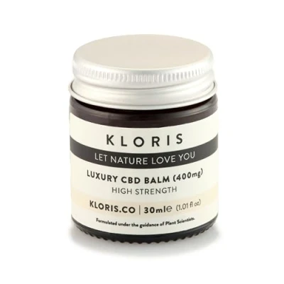 Image of KLORIS CBD Balm with CBG High Strength Skin Balm, 30ml Jar, 100% Natural, New Improved Formula