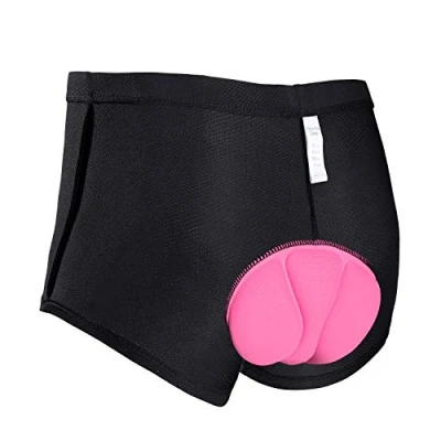 Image of JXJFOZ Women&#039;s Padded Cycling Underwear with 3D Gel Seat Padding (S)