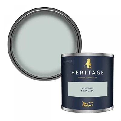 Image of Dulux Trade Heritage Velvet Matt Emulsion Green Oxide (1 Litre)