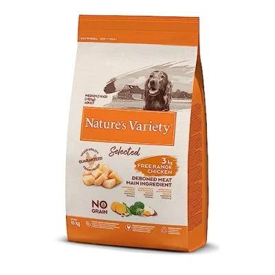 Image of Nature&#039;s Variety Selected Complete Dry Food for Medium &amp; Maxi Dogs with Free Range Chicken 10 Kg