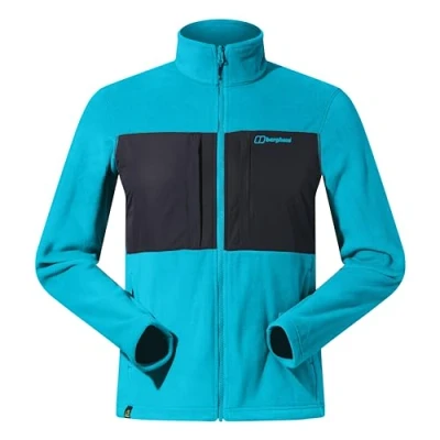 Image of Berghaus Men&#039;s Prism Guide Interactive Jacket, Jungle Jewel/Jet Black, M