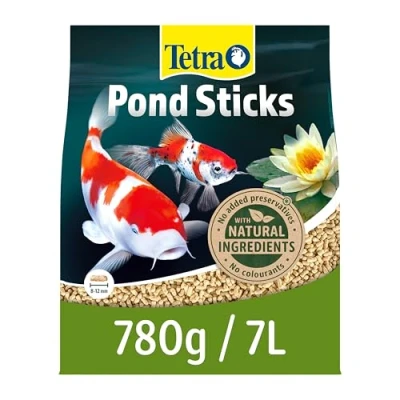 Image of Tetra pond fish Food Sticks 780g biologically balanced for