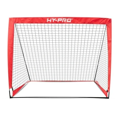 Image of Hy Pro 4ft x 3ft Pop Up Flexi Football Soccer Goal Indoor Outdoor Garden Park Fun For Kids