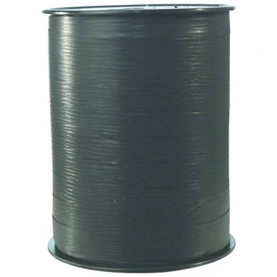 Image of Clairefontaine Ref 601529C Matt Counter Ribbon Roll (Single Reel) 10mm x 250m Length Roll, 11.1 8.4cm Spool Suitable for Gift Wrapping &amp; Crafting Black