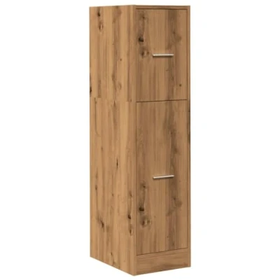 Image of vidaXL Apothecary Cabinet Artisian Oak 30x41x118 cm Engineered Wood