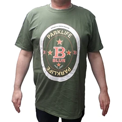 Image of Mazeys Mens Official Blur T Shirts (X Large, Parklife)