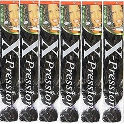 Image of X pression Ultra Braid 6 Pack #1B