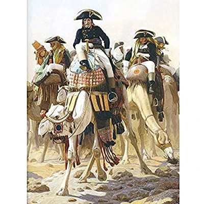 Image of Gerome Napoleon Bonaparte Camel Egypt Painting Art Print Canvas Premium Wall Decor Poster Mural