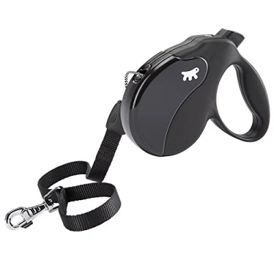 Image of Ferplast Retractable Dog Lead Extendible Leash AMIGO CORD L, Folding cord, 5 m, max 50 kg, Black