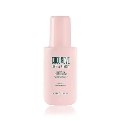 Image of Coco &amp; Eve Frizz Fix Pro Shine Mist 72H Control Instant Lightweight Heat Protectant Moisturizing, Smoothing, Detangling Spray For Damaged Hair All Types (150ml)