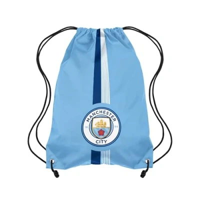 Image of FOCO Officially Licensed Ultra Action Drawstring Football Bag (Manchester City FC)