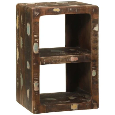 Image of vidaXL Media Storage Cabinet Reclaimed Wood Multicolour Solid