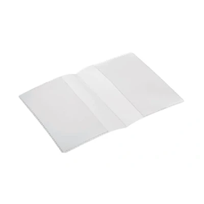 Image of Durable 213819 Double Covers for DIN A7 (148 x 105 mm) Documents Pack of 10 Transparent