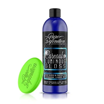 Image of Pure Definition Liquid Car Wax, Carnauba Luminous Gloss, Ultra Durable Protective Polish and Sealant