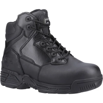 Image of M801429 021 Stealth Force 6.0 Leather CT CP Composite Toe and Plate Unisex Uniform Safety Boot Black UK 8,Magnum 6