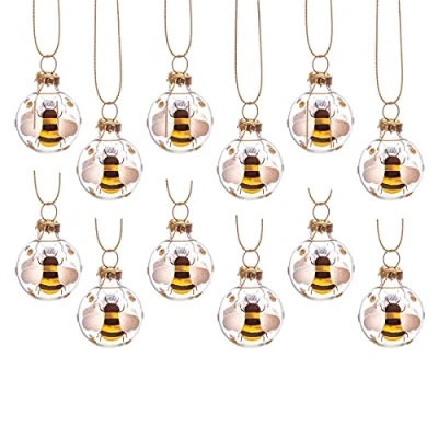 Image of Sass &amp; Belle Mini Bee Baubles Set of 12