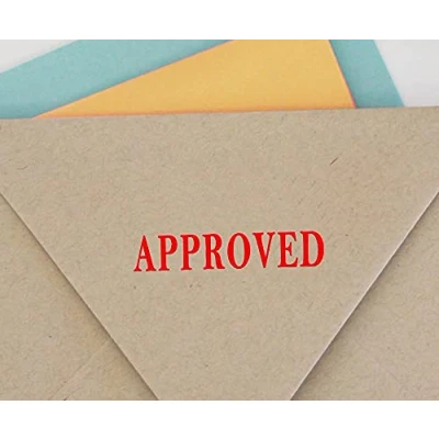 Image of Approved Self Inking Rubber Stamp Custom Colop Office Stationary P20 Mini Stamper