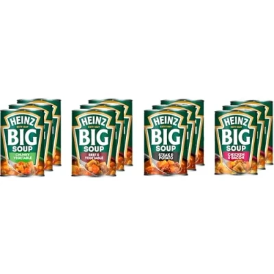 Image of Heinz Big Soup Bundle, 12 x 400g