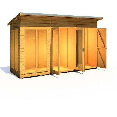 Image of Shire Summerhouses Lela 12x4 Including Storage