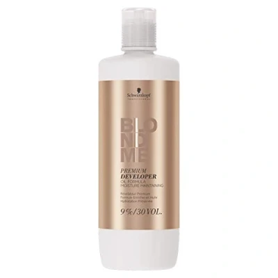 Image of Schwarzkopf Blond Me Supreme Blonde Hair Quality Premium Care 9% 30 Vol Developer 1000ml