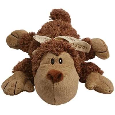 Image of KONG Cozie Naturals Dog Toy, Small (Assorted Characters)