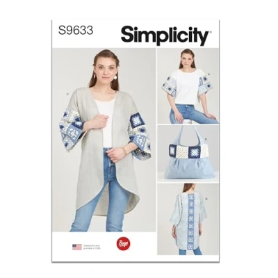 Image of Simplicity SS9633A Misses TOP/Vest A (XS S M L XL)